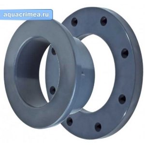 Соединение фланцевое подвижное ПВХ (бурт+фланец), PN 16,d 160mm
