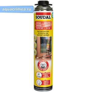 Пена монтажная «Soudal» 750 мл под пистолет