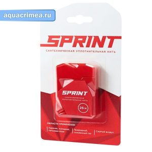 Уплотнительная нить «СантехМастерГель» SPRINT 25 м бокс, блистер