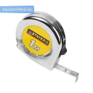 Рулетка-брелок STAYER MINI 1м/6мм