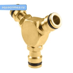 Тройник BRASS латунный