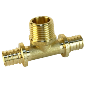 Тройник аксиальный переходной НР 16(2,2) х 1/2" х 16(2,2)