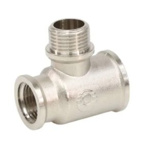 Тройник никель ВНВ 3/4 х 1/2 x 1/2