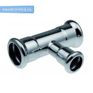 Тройник редукционный Press KAN-Therm Steel C1415 (22x28х22 мм)