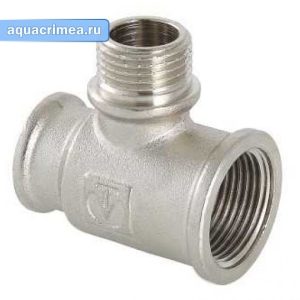 Тройник «VALTEC» ВНВ 3/4"x1/2"x1/2" (VTr.132.RN050404) никель