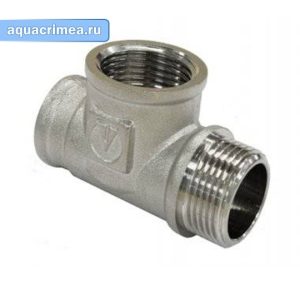 Тройник «VALTEC» ВВН 3/4" (VTr.134.N.0005) никель