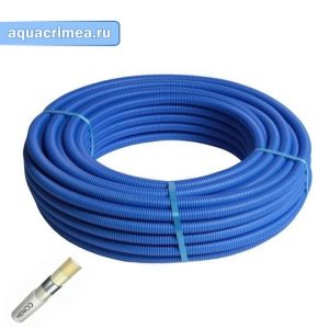 Труба Henco в гофре PE-Xc/Al/PE-Xc RIXc d16*2.0 (blue) бухта 100м