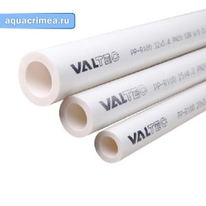 Полипропиленовая труба Valtec PP-R 25 мм  БЕЛАЯ PPR (VTp.700.0020.25)
