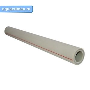 Труба из полипропилена диаметром 40*6,7 мм с алюминиевым армированием (серая)