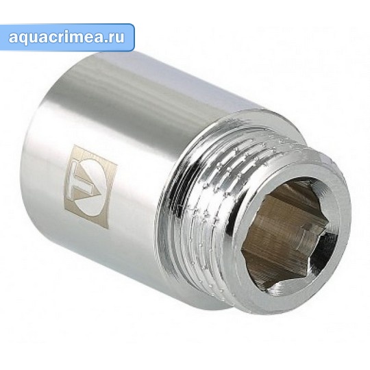 Удлинитель хром ВН 1/2"х25 мм VALTEC (VTr.198.C.0425)