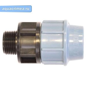 Муфта компрессионная «Unidelta» 32х1/2" НР зажимная