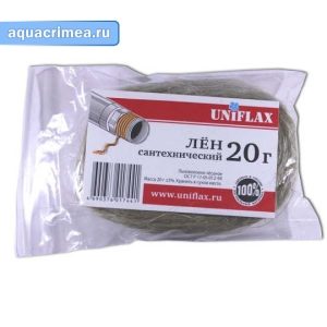 Лён сантехнический «UNIFLAX» 20 г (пакет)