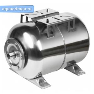 Гидроаккумулятор горизонтальный нержавейка Unipump (24л)