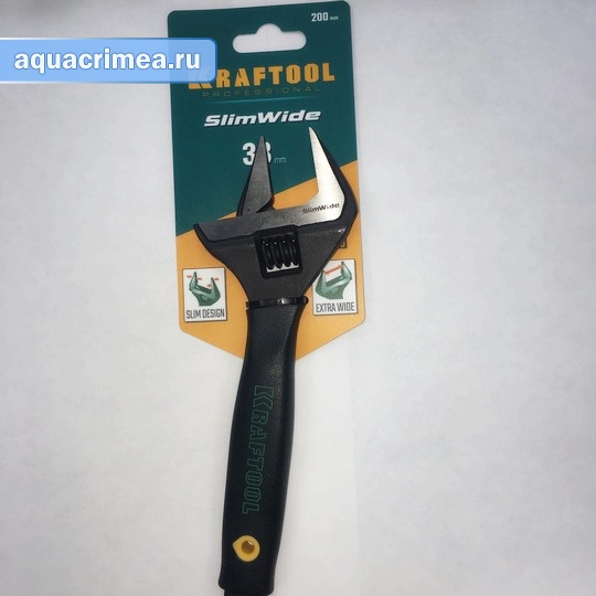 Ключ разводной 200 / 38 мм SlimWide,