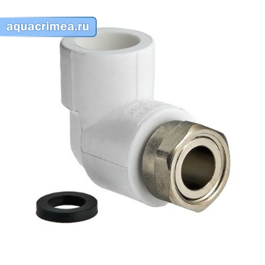 Угол «VALTEC» 20х1/2" VTp.758.0.02005 с накидной гайкой
