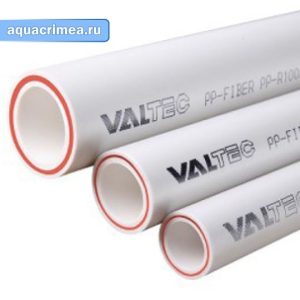 Трубу «VALTEC» FIBER 40 мм полипропиленовая
