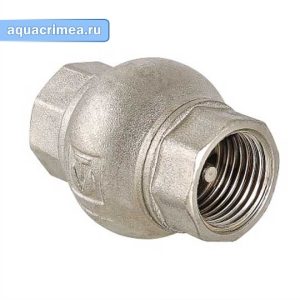 Обратный клапан «VALTEC» ВВ 3/4" латунный золотник (VT.151.N.05)