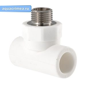 Тройник полипропиленовый «Valtec» НР 20х1/2"х20 мм (VTp.733.0.02004)