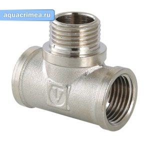 Тройник «VALTEC» ВНВ 3/4" (VTr.132.N.0005) никель