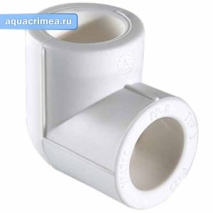 Колено PPR «Valtec» 63ммх90° (VTp.751.0.063) белое
