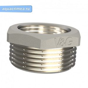 Футорка никель НВ 1 х 1/2  "VALOGIN"