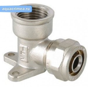 Водорозетка обжимная  (уголок с креплением) РВ 20х1/2 VALTEC (VTm.354.N.002004)
