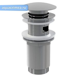 Водослив для умывальника AlcaPlast CLICK-CLAK 5/4 с большой заглушкой