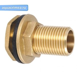 Врезка на емкость 1/2" бронза