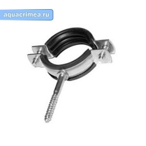 Хомут 2 1/2" (72-78) металлический с шурупом (70)
