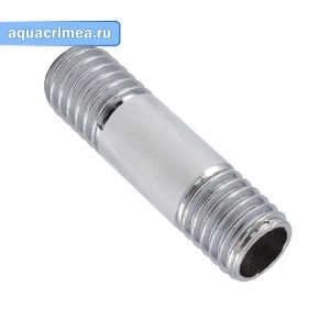 Удлинитель хром «AQUALINK» 1/2" 20 мм наружная резьба