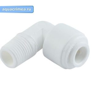 Фитинг МЕ0402 угловой 1/4"-1/8" трубка резьба