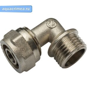 Угольник обжимной «AQUALINK» НР 16х1/2"