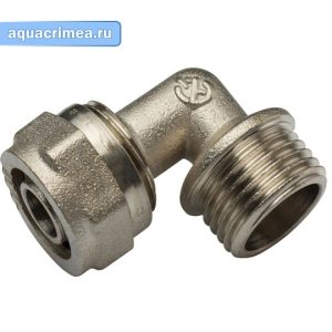 Угольник обжимной «AQUALINK» НР 20х3/4"