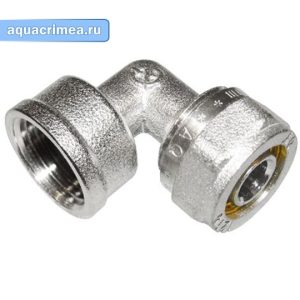 Угольник обжимной «AQUALINK» ВР 16х1/2"