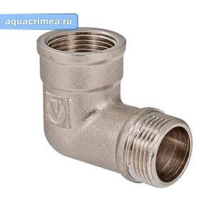 Угольник «VALTEC» ВН 1/2" никель (VTr.092.N.0004)