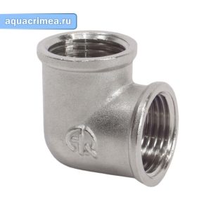 Уголок «AQUALINK» ВВ 1/2"х3/4" никель
