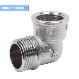 Уголок «AQUALINK» 1/2В х 1/2Н никель