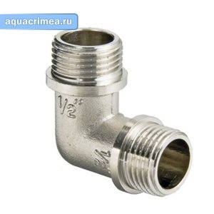 Уголок «AQUALINK» НН 1/2"х1/2" никель