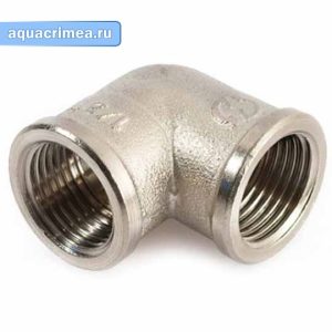 Уголок «General Fittings» ВВ 1/2" никель (10/90)