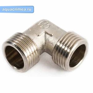 Уголок «General Fittings» НН 1/2" никель (10/120)