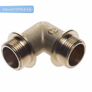 Уголок «General Fittings» НН 1" с упором никель (10/80)