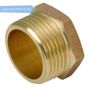 Заглушка НР 1/2" бронза