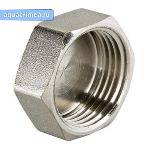 Заглушка «Valtec» 1" никель (VTr.590.N.0006) внутренняя резьба