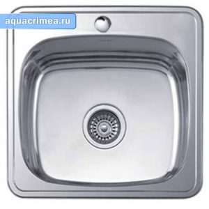 Врезная мойка «ZERIX» Z3838-06-160D (decor)