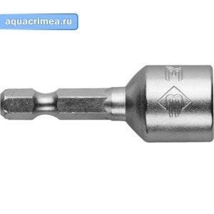 Биты «Зубр» МАСТЕР E 1/4", 10х45мм, с торцовой головкой  (2шт)
