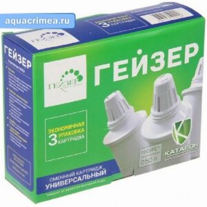 Набор сменных фильтрующих картриджей «Гейзер» 301 (3 шт) универсальный